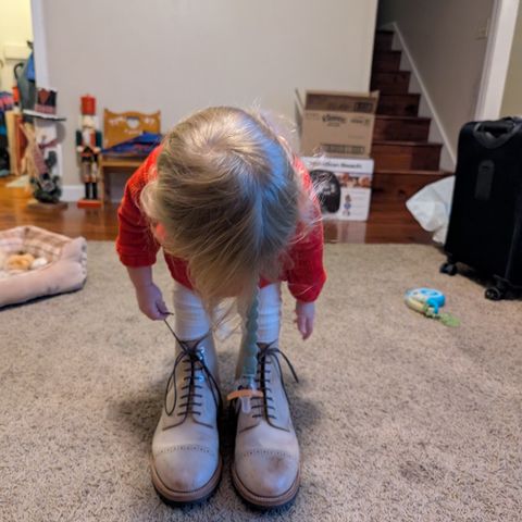 Grant Stone Garrison Boot in Ghost Burro