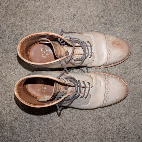 Grant Stone Garrison Boot in Ghost Burro