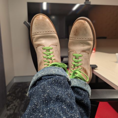 Grant Stone Garrison Boot in Ghost Burro