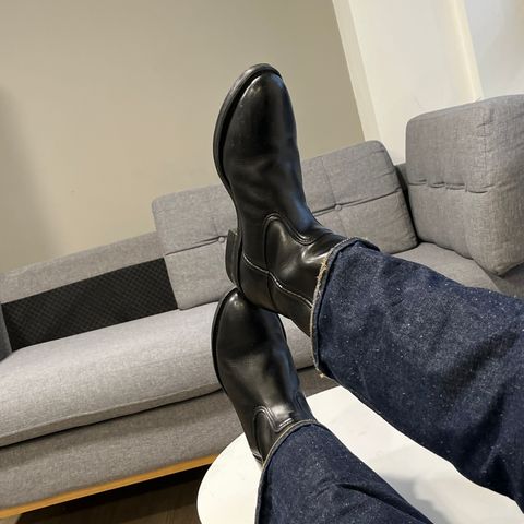 Red Wing 2275 Steel Toe Pecos in Brown Boomer Dyed Black