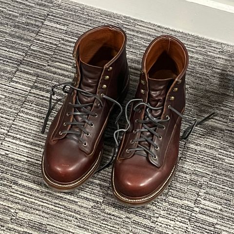 Caswell Carver II in Wickett & Craig Chestnut Oiled Latigo