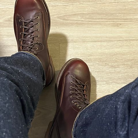 Caswell Carver II in Wickett & Craig Chestnut Oiled Latigo