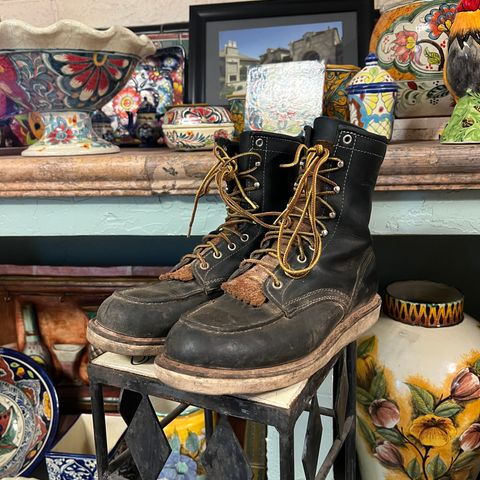 White's Perry 8" in Seidel Black Oil Tan