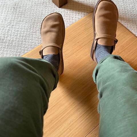 View photo of Oak Street Bootmakers Oak Street Bootmakers / Country Loafer in Horween Natural Chromexcel Roughout