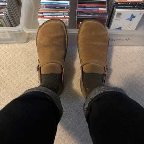 View photo of Oak Street Bootmakers Oak Street Bootmakers / Country Loafer in Horween Natural Chromexcel Roughout