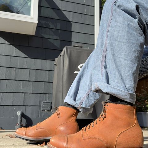 Viberg Service Boot PCT in Viberg / C.F. Stead Nutmeg Waxed Kudu