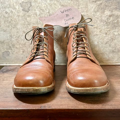 View photo of Viberg Service Boot PCT in Viberg / C.F. Stead Nutmeg Waxed Kudu