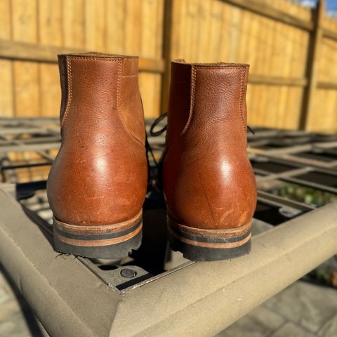 View photo of Viberg Service Boot PCT in Viberg / C.F. Stead Nutmeg Waxed Kudu