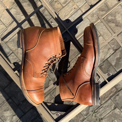 View photo of Viberg Service Boot PCT in Viberg / C.F. Stead Nutmeg Waxed Kudu