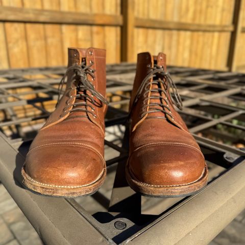 View photo of Viberg Service Boot PCT in Viberg / C.F. Stead Nutmeg Waxed Kudu