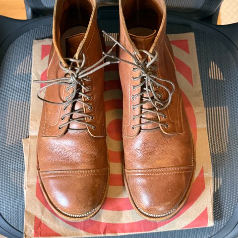 View photo of Viberg Service Boot PCT in Viberg / C.F. Stead Nutmeg Waxed Kudu