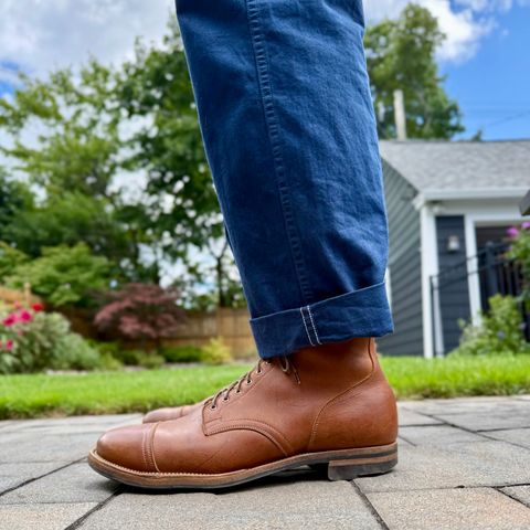 Viberg Service Boot PCT in Viberg / C.F. Stead Nutmeg Waxed Kudu