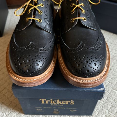 Search result thumbnail of Tricker's Bourton Country Shoe in Trickers / Black MC