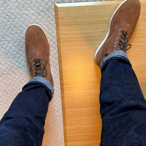 Viberg Scout Boot in Seidel Brown Oil Tan Roughout