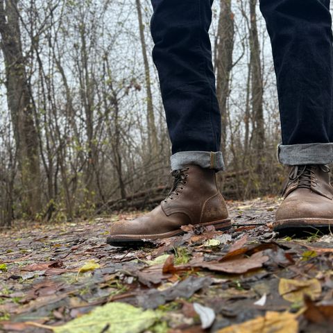 Search result thumbnail of Viberg Service Boot in Horween Natural Waxed Flesh