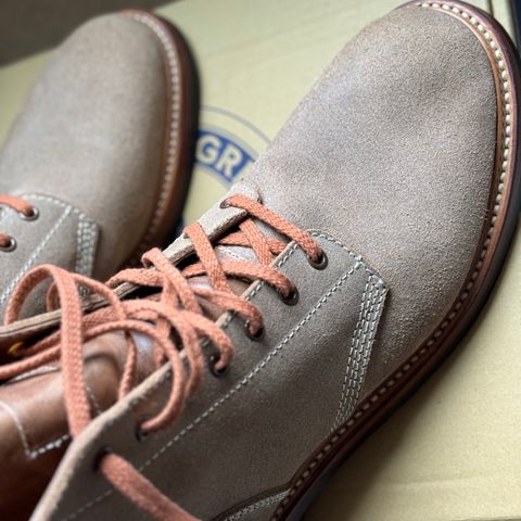 John Lofgren M-43 Service Shoes in Horween Natural CXL Cowhide Roughout