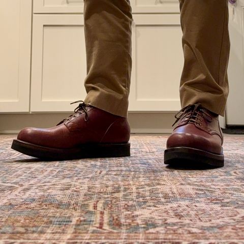 Viberg 145 Oxford in Maryam Burgundy Lucida Horsebutt
