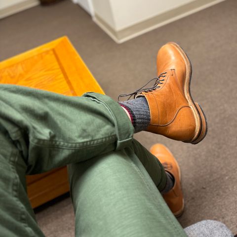 View photo of Parkhurst The Allen in Horween Natural Dublin