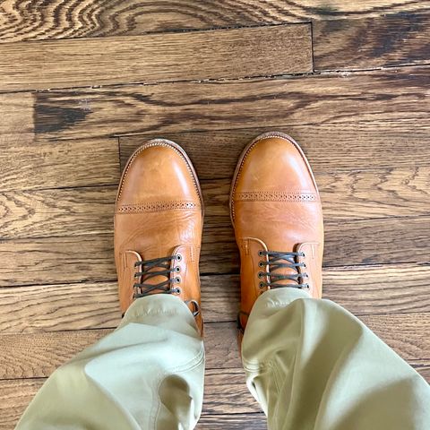 Viberg Service Boot BCT in Shinki Tan Latigo Horsehide