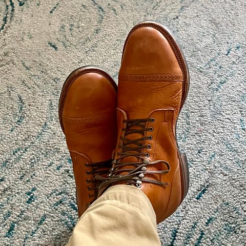 Viberg Service Boot BCT in Shinki Tan Latigo Horsehide