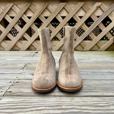 Viberg Herald in C.F. Stead Light Visone Kudu Roughout