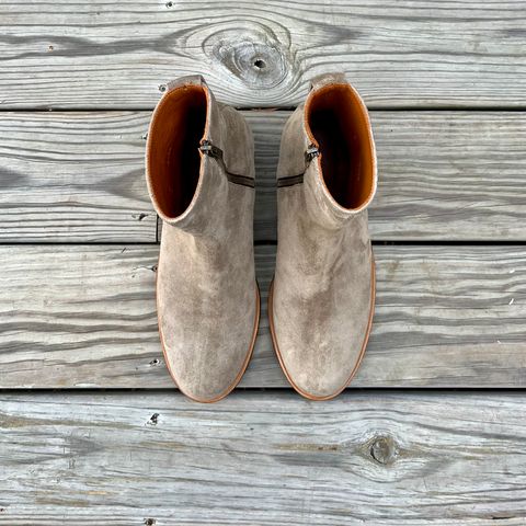 Viberg Herald in C.F. Stead Light Visone Kudu Roughout