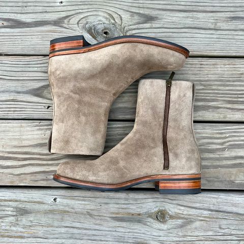 Viberg Herald in C.F. Stead Light Visone Kudu Roughout