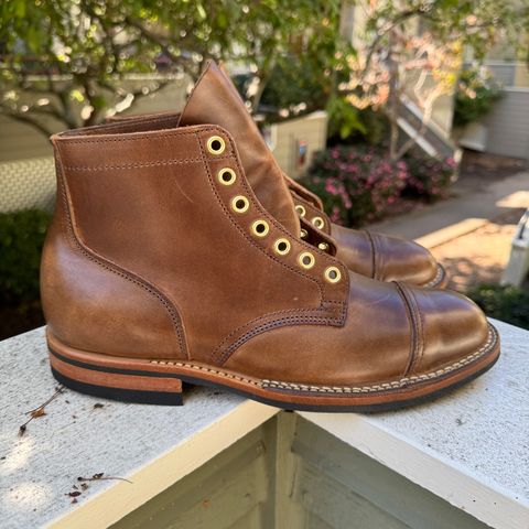 Viberg Service Boot PCT in Horween Natural Chromexcel
