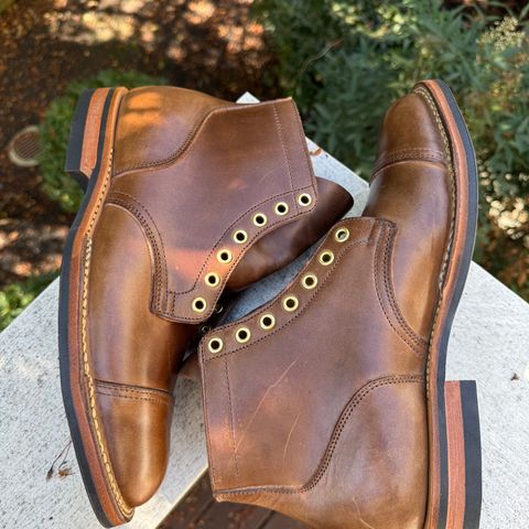 Viberg Service Boot PCT in Horween Natural Chromexcel