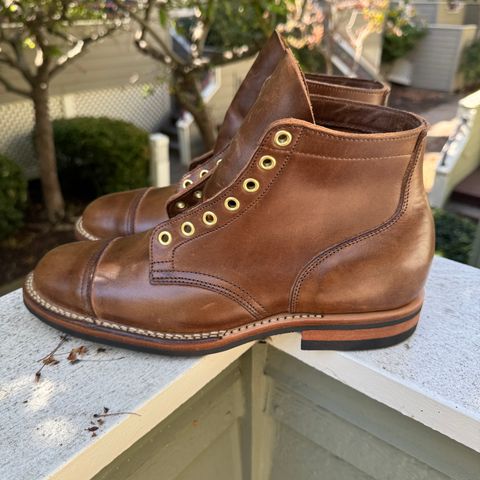 Viberg Service Boot PCT in Horween Natural Chromexcel