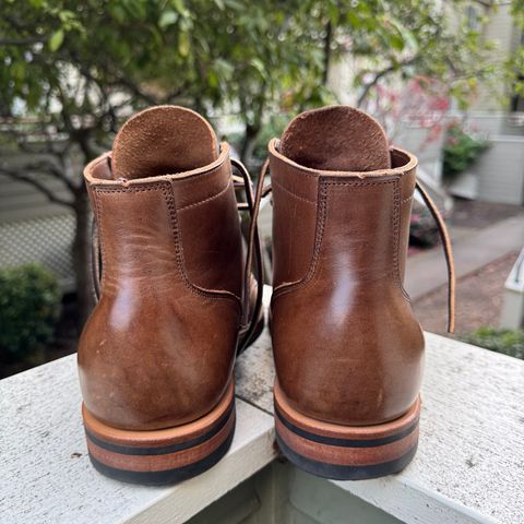 Viberg Service Boot PCT in Horween Natural Chromexcel