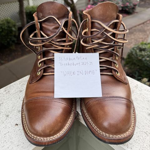 Viberg Service Boot PCT in Horween Natural Chromexcel