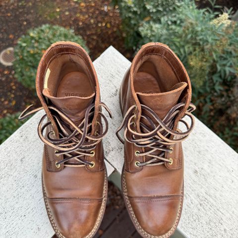 Viberg Service Boot PCT in Horween Natural Chromexcel