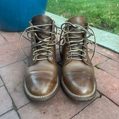 Viberg Service Boot PCT in Horween Natural Chromexcel