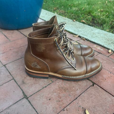 Viberg Service Boot PCT in Horween Natural Chromexcel