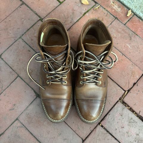 Viberg Service Boot PCT in Horween Natural Chromexcel