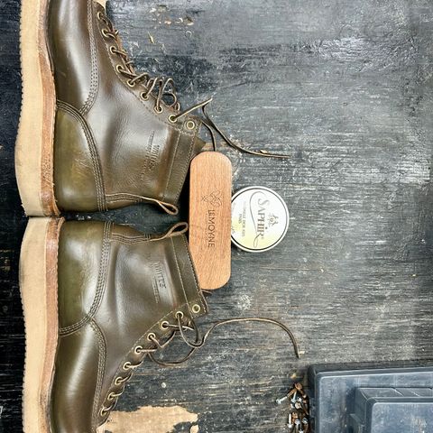 Whites Green Pasture Lace To Toe C350ltt-cs in Horween Greener Pastures Dublin