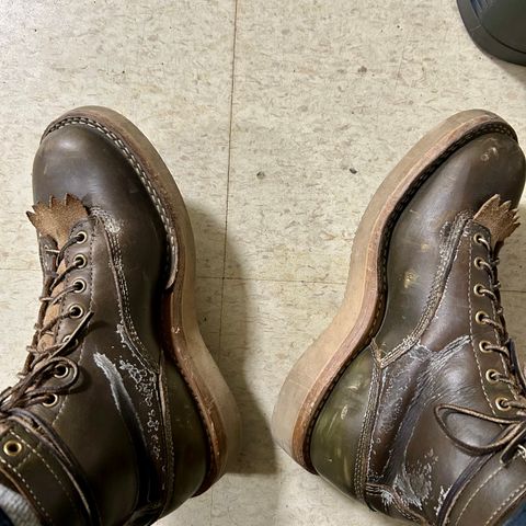 Whites Green Pasture Lace To Toe C350ltt-cs in Horween Greener Pastures Dublin