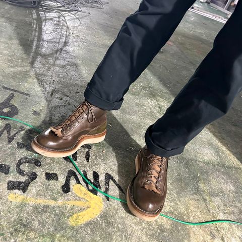 Whites Green Pasture Lace To Toe C350ltt-cs in Horween Greener Pastures Dublin