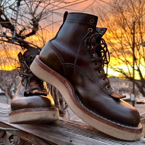 Whites Green Pasture Lace To Toe C350ltt-cs in Horween Greener Pastures Dublin