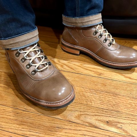 BLKBRD Bulwark Trek Boot in Horween Natural Chromepak