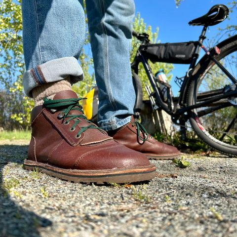 Jim Green African Ranger Barefoot Boot in African Buffalo Skin