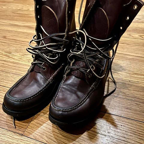 Russell Moccasin Bird Shooter in Brown Oil Tan