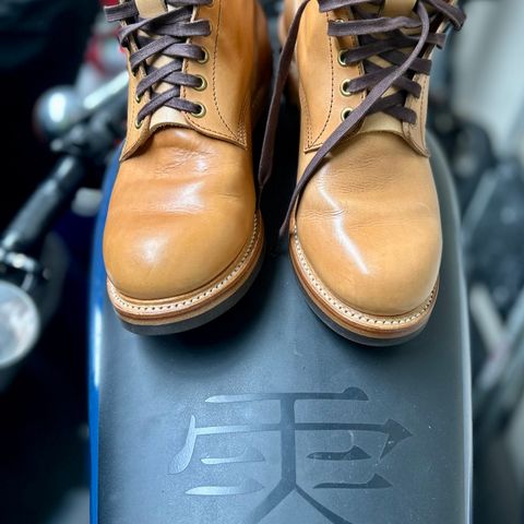 John Lofgren Steel Gang Boot in Badalassi Carlo Bone Minerva Liscio