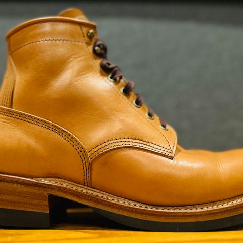 John Lofgren Steel Gang Boot in Badalassi Carlo Bone Minerva Liscio