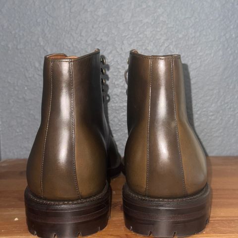 Grant Stone Edward Boot in Horween Dark Olive Chromexcel