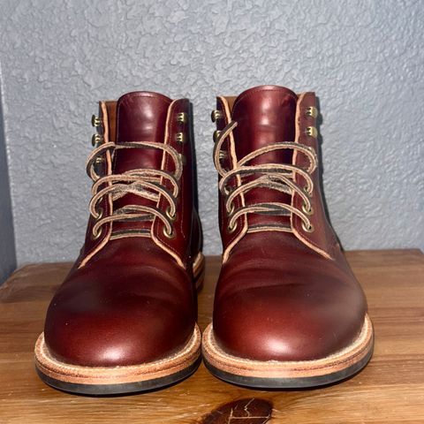 View photo of Grant Stone Diesel Boot in Horween Color 8 Chromexcel