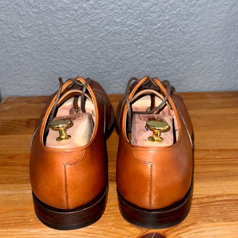 View photo of Grant Stone Cap Toe Oxford in D'Annonay British Tan Calf