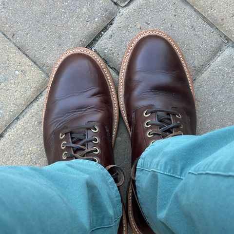 Search result thumbnail of Grant Stone Diesel Boot in Horween Crimson Chromexcel