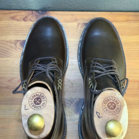 Grant Stone Edward Boot in Horween Maduro Shell Cordovan